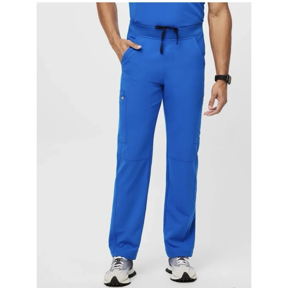 FIGS Axim Scrub Pants Men's XXL Short Royal Blue Technical Collection T2001S